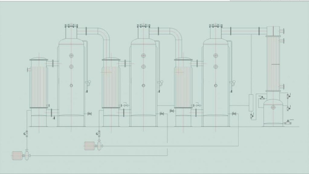 河南雙誠(chéng)環(huán)保專業(yè)生產(chǎn)廢水廢氣循環(huán)設(shè)備單效蒸發(fā)器，多效蒸發(fā)器。